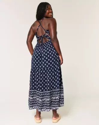 Open Back Maxi Dress