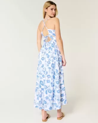 Open Back Maxi Dress