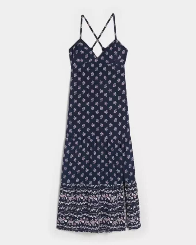 Open Back Maxi Dress