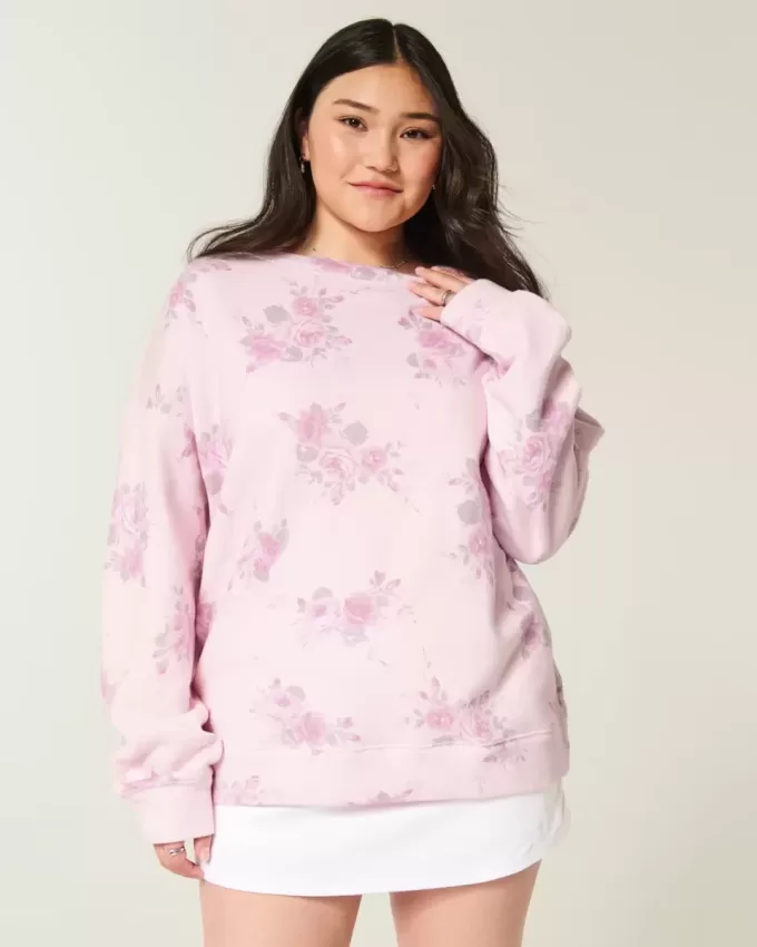 Oversized Back Bow Sweatshirt