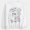 Oversized Class of 2025 Grad Graphic Crew Sweatshirt Oversized Class of 2025 Grad Graphic Crew Sweatshirt