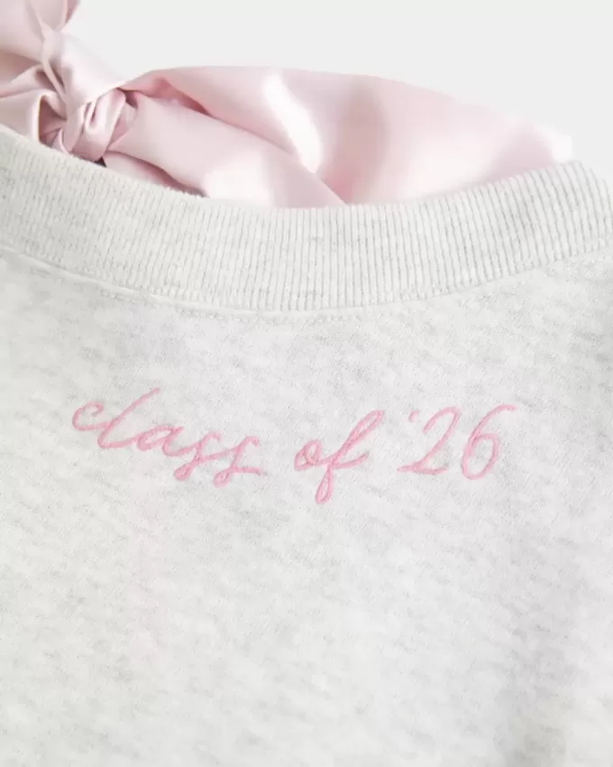 Oversized Class of ’26 Back Bow Sweatshirt Oversized Class of ’26 Back Bow Sweatshirt