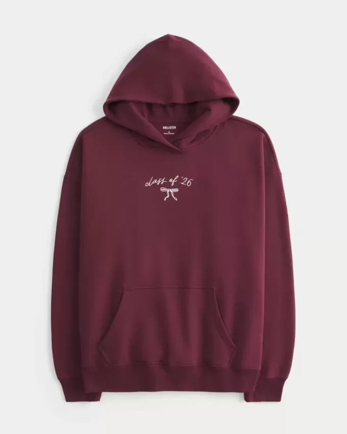 Oversized Class of ’26 Graphic Hoodie