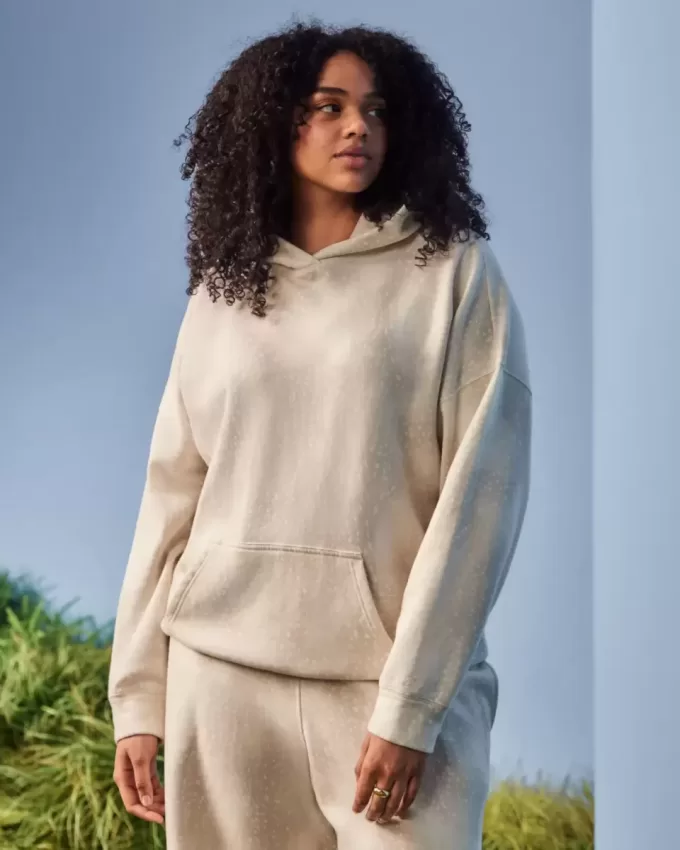 Oversized Doe Print Hoodie Oversized Doe Print Hoodie