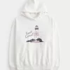 Oversized East Coast Graphic Hoodie Oversized East Coast Graphic Hoodie