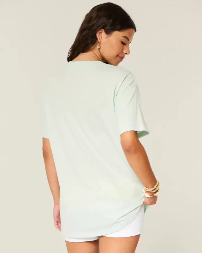 Oversized Fish Graphic Tee Oversized Fish Graphic Tee