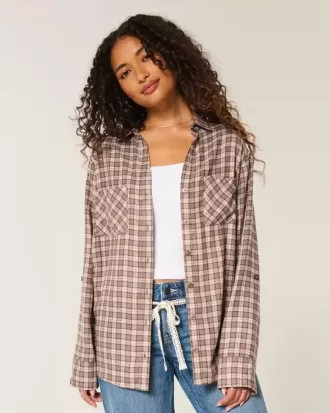 Oversized Flannel Shirt