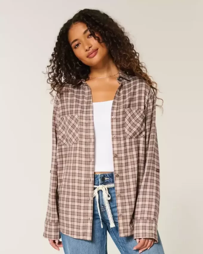 Oversized Flannel Shirt