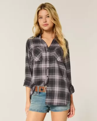 Oversized Flannel Shirt