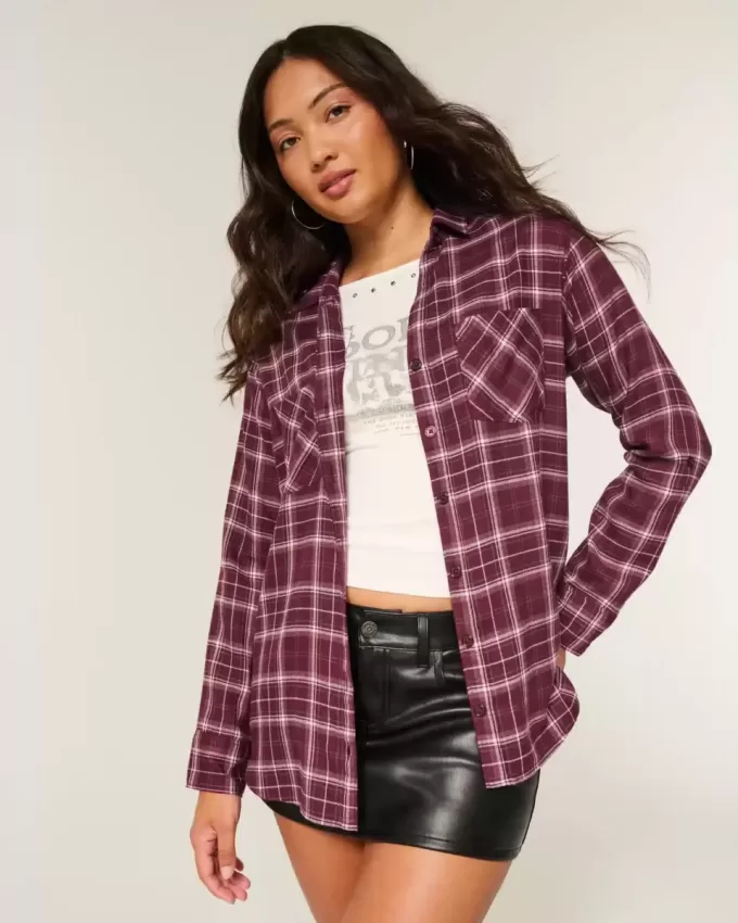 Oversized Flannel Shirt