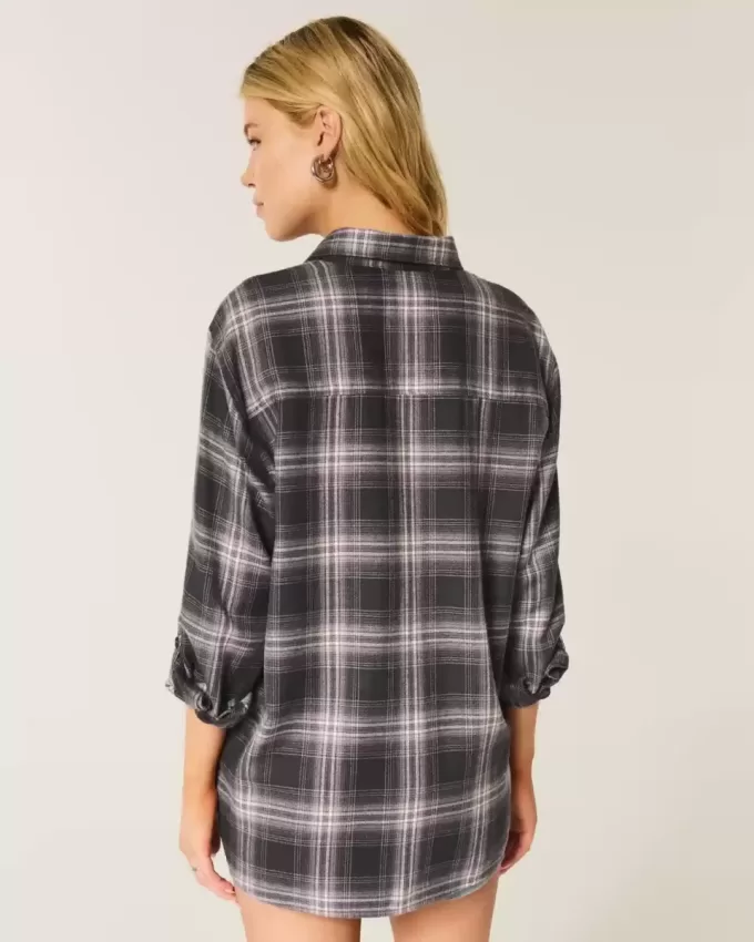 Oversized Flannel Shirt Oversized Flannel Shirt