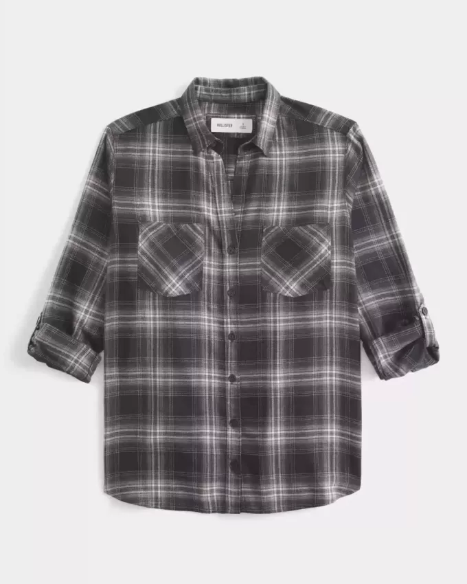 Oversized Flannel Shirt Oversized Flannel Shirt