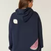 Oversized Fruit Graphic Hoodie Oversized Fruit Graphic Hoodie