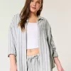 Oversized Linen-Blend Shirt Oversized Linen-Blend Shirt
