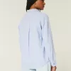 Oversized Linen-Blend Shirt Oversized Linen-Blend Shirt