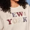 Oversized New York Graphic Crew Sweatshirt Oversized New York Graphic Crew Sweatshirt