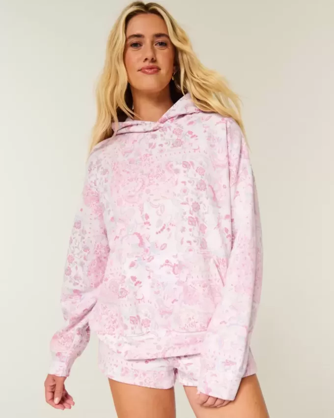 Oversized Pattern Hoodie Oversized Pattern Hoodie