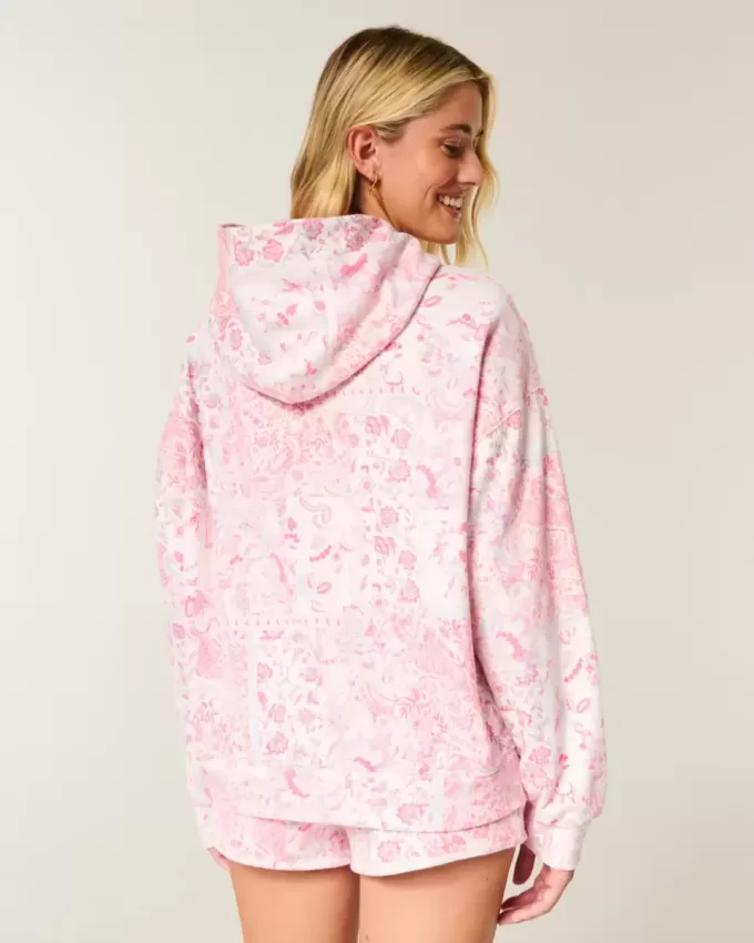 Oversized Pattern Hoodie Oversized Pattern Hoodie
