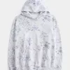 Oversized Pattern Hoodie