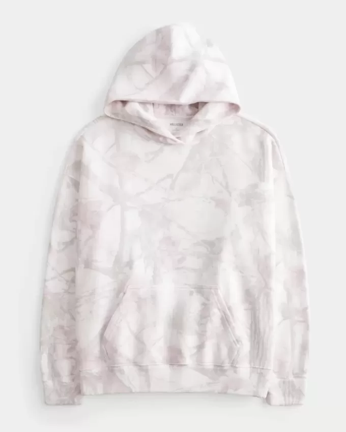 Oversized Pink Camo Hoodie Oversized Pink Camo Hoodie