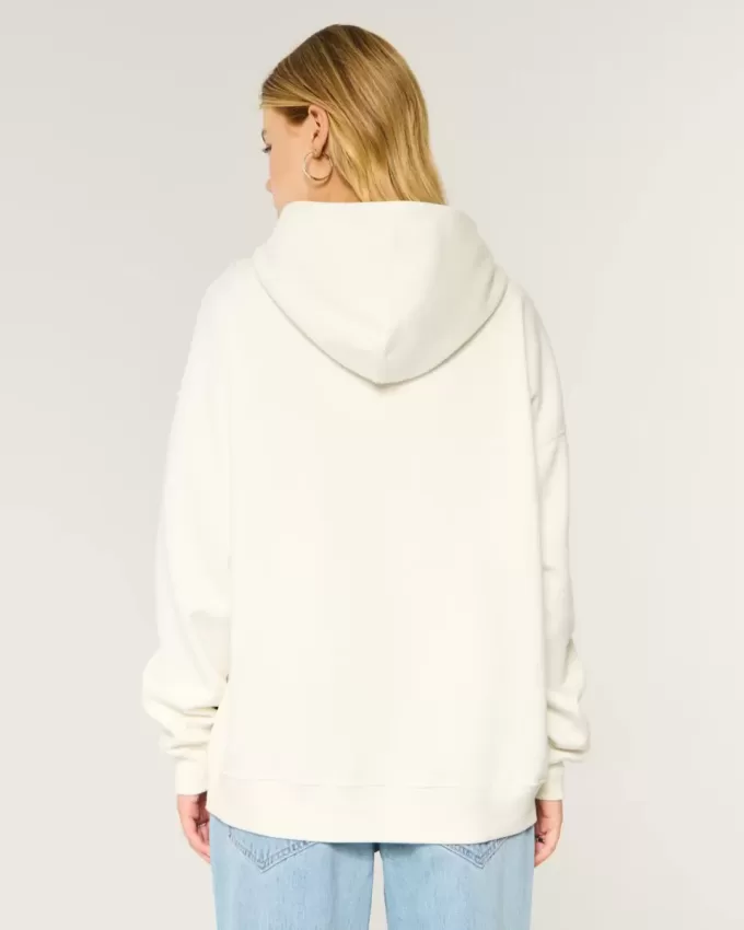 Oversized USA Graphic Hoodie