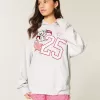 Oversized Varsity Graphic Hoodie