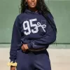 Oversized Varsity Graphic Hoodie Oversized Varsity Graphic Hoodie