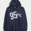 Oversized Varsity Graphic Hoodie Oversized Varsity Graphic Hoodie