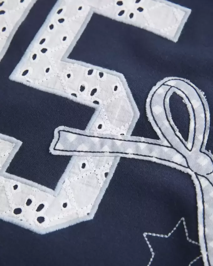 Oversized Varsity Graphic Hoodie Oversized Varsity Graphic Hoodie