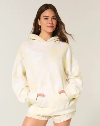 Oversized Wash Effect Hoodie Oversized Wash Effect Hoodie