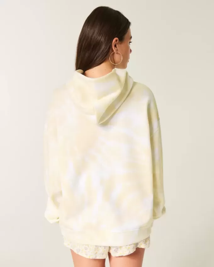 Oversized Wash Effect Hoodie Oversized Wash Effect Hoodie