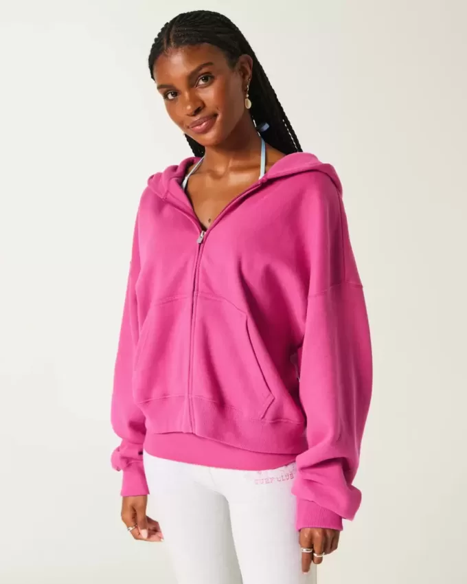Oversized Zip-Up Hoodie Oversized Zip-Up Hoodie