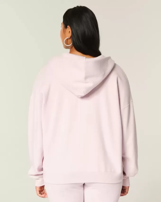 Oversized Zip-Up Hoodie