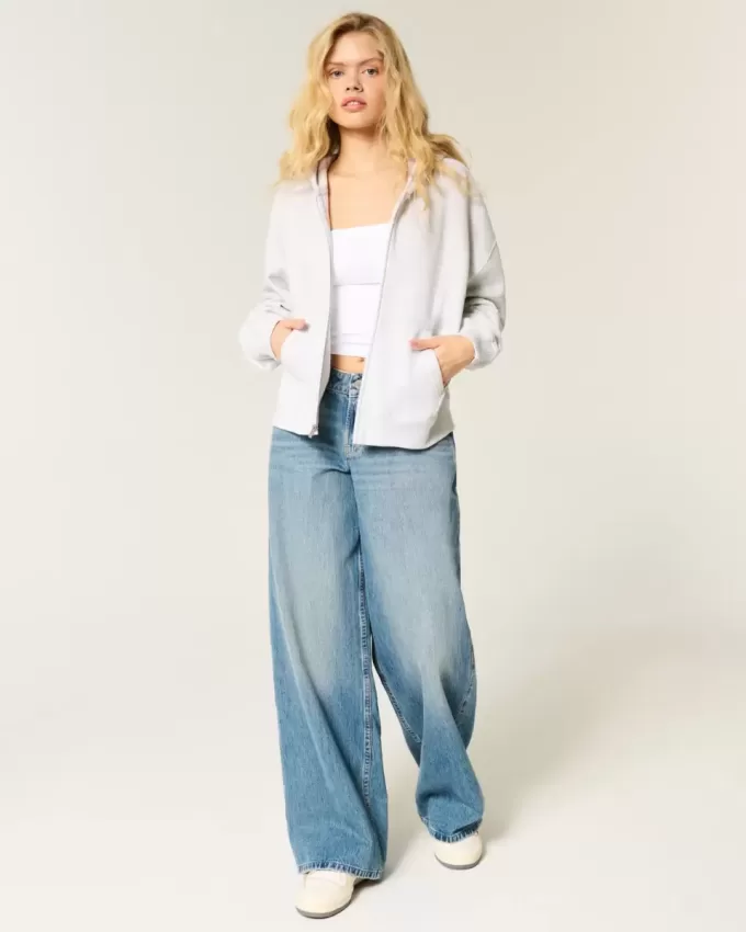 Oversized Zip-Up Hoodie