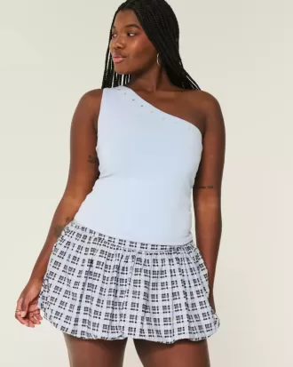 Plaid Bubble Mini Skirt Plaid Bubble Mini Skirt