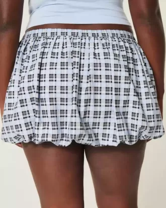 Plaid Bubble Mini Skirt Plaid Bubble Mini Skirt