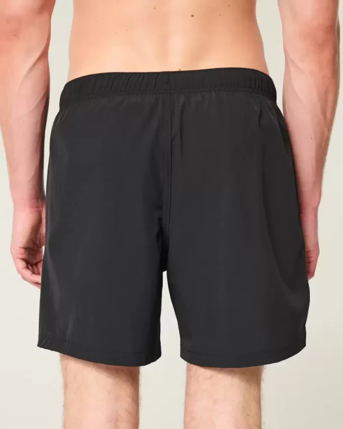 Puerto Viejo Graphic Mid-Thigh Volley Swim Trunks Puerto Viejo Graphic Mid-Thigh Volley Swim Trunks