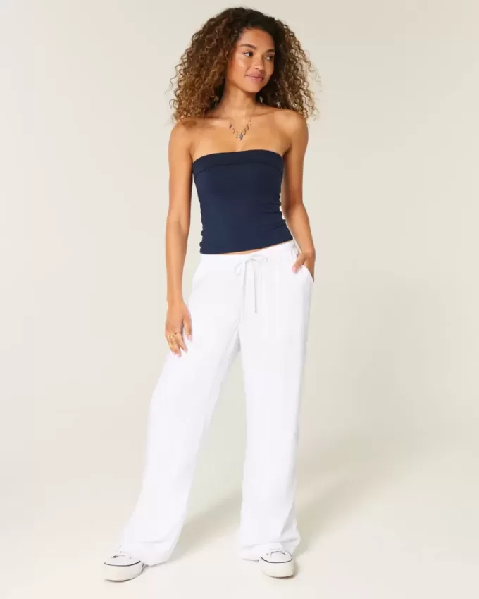 Pull-On Slub Pants Pull-On Slub Pants