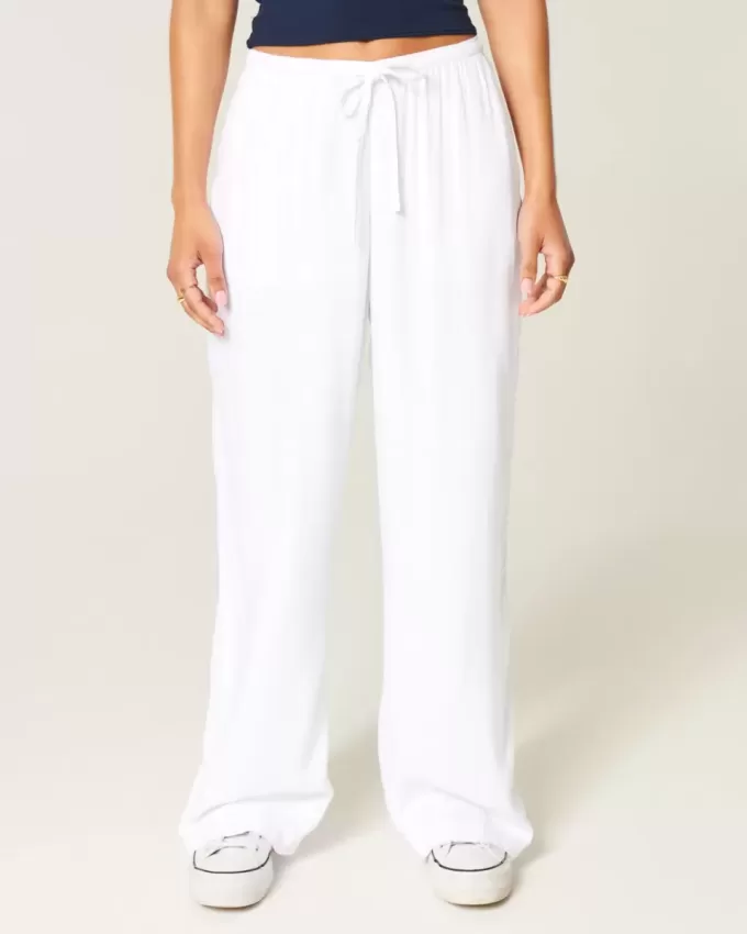 Pull-On Slub Pants Pull-On Slub Pants