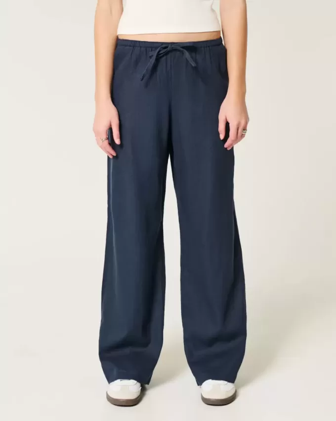 Pull-On Wide-Leg Pants Pull-On Wide-Leg Pants