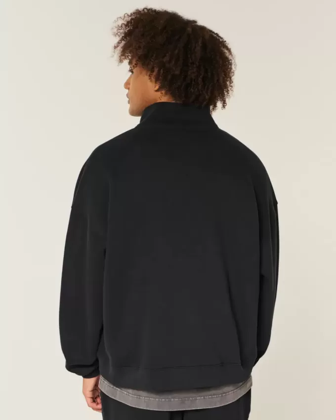Rectangle Fit Quarter-Zip Sweatshirt Rectangle Fit Quarter-Zip Sweatshirt
