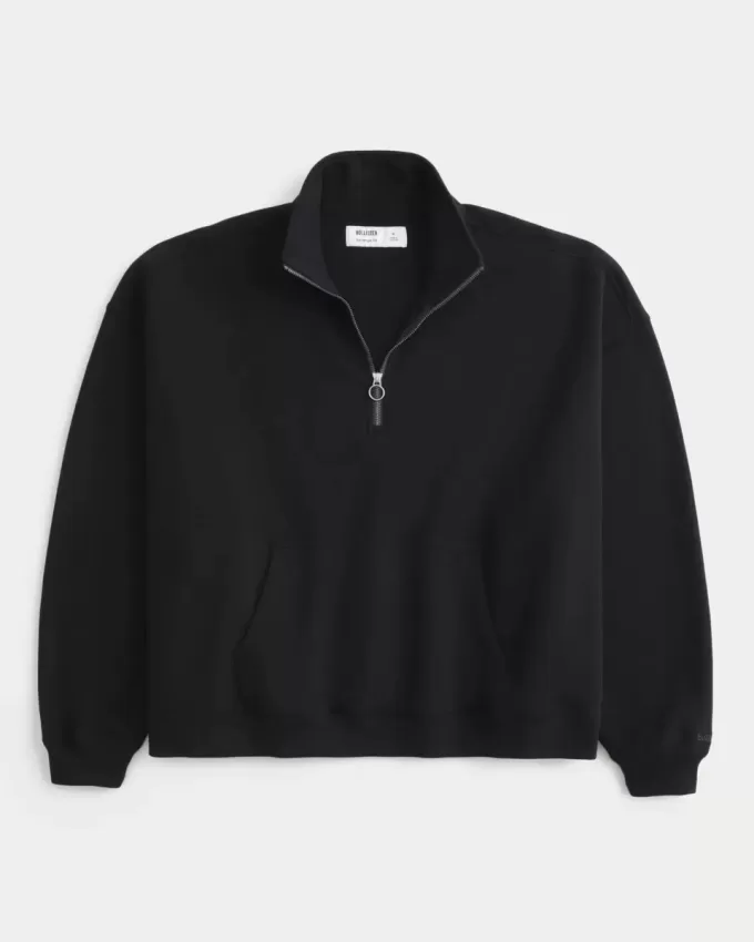 Rectangle Fit Quarter-Zip Sweatshirt Rectangle Fit Quarter-Zip Sweatshirt