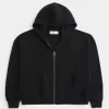 Rectangle Fit Zip-Up Hoodie Rectangle Fit Zip-Up Hoodie