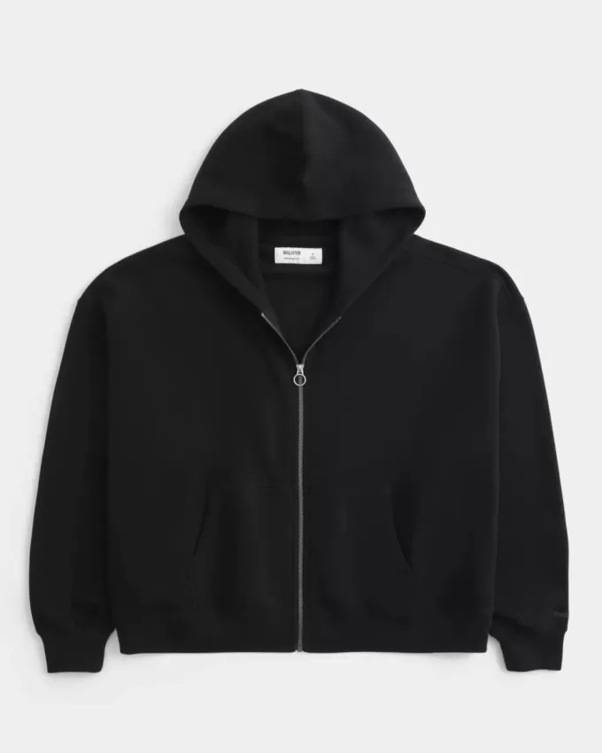 Rectangle Fit Zip-Up Hoodie Rectangle Fit Zip-Up Hoodie