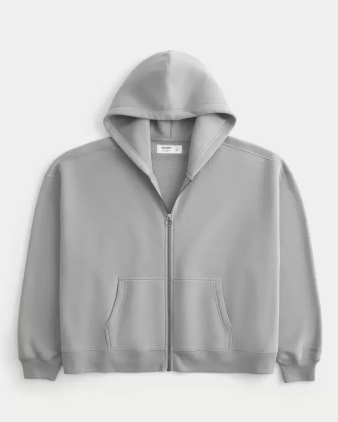 Rectangle Fit Zip-Up Hoodie Rectangle Fit Zip-Up Hoodie