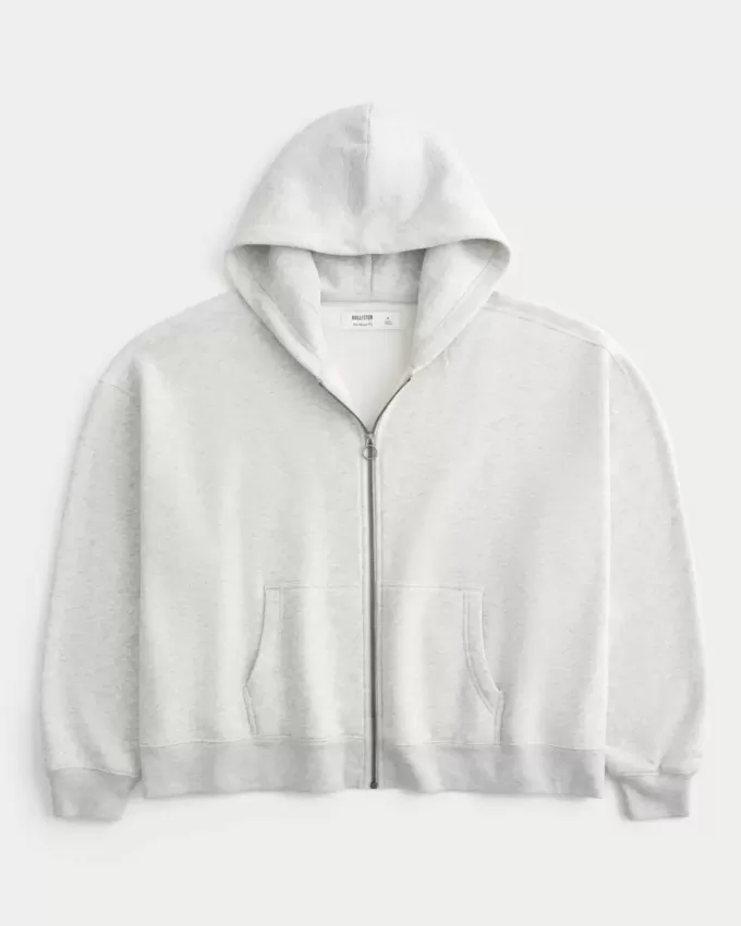 Rectangle Fit Zip-Up Hoodie Rectangle Fit Zip-Up Hoodie