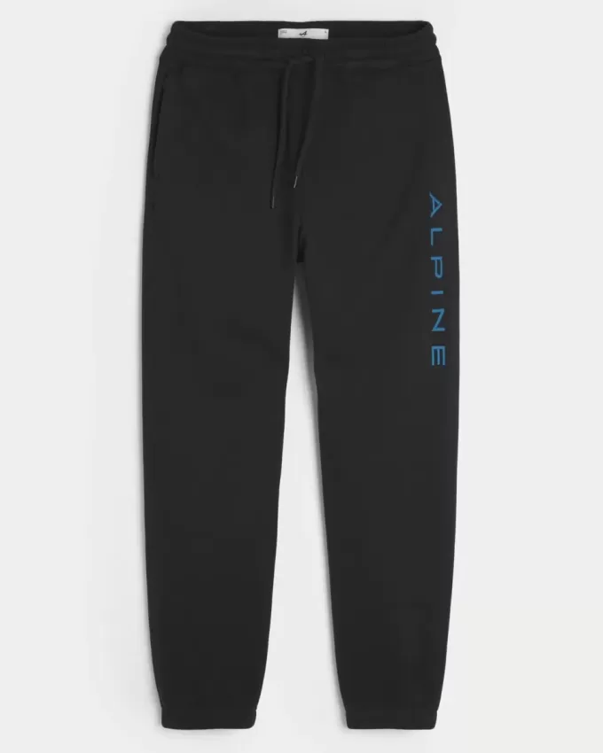 Relaxed Alpine Graphic Fleece Joggers