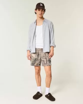 Relaxed Linen-Blend Shirt