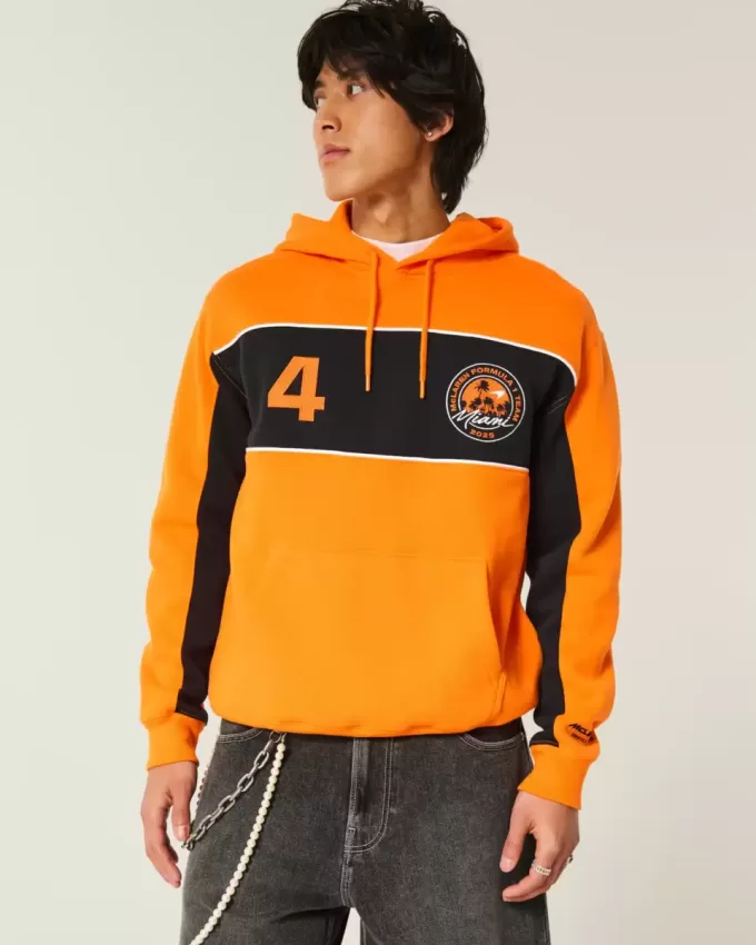 Relaxed McLaren Graphic Hoodie Relaxed McLaren Graphic Hoodie
