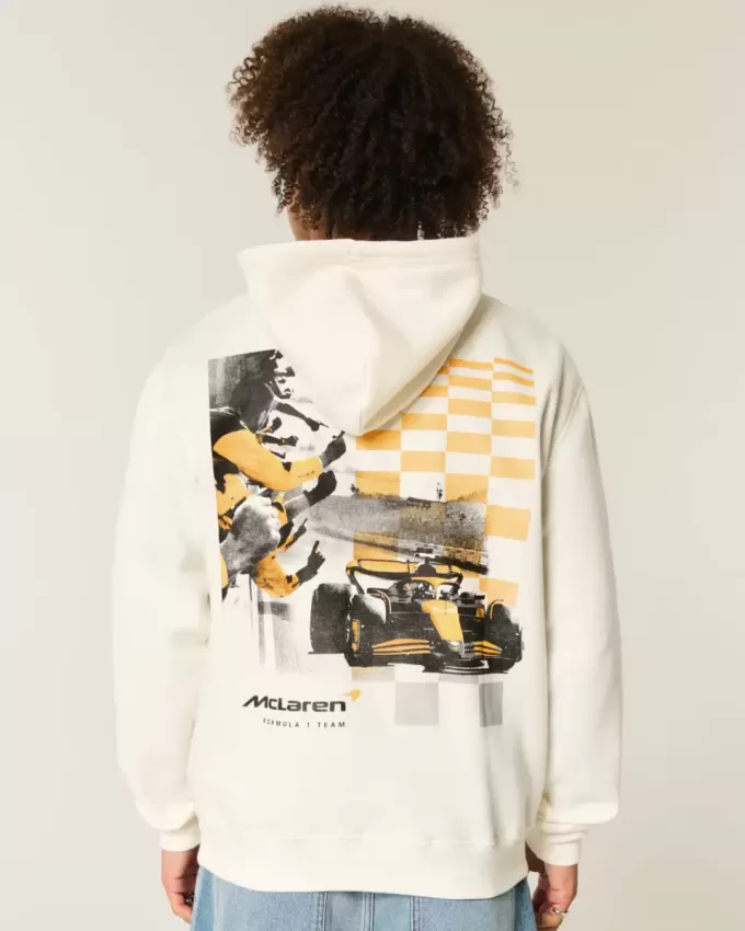 Relaxed McLaren Graphic Hoodie Relaxed McLaren Graphic Hoodie